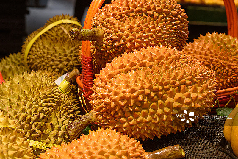 水果超市榴莲图片素材