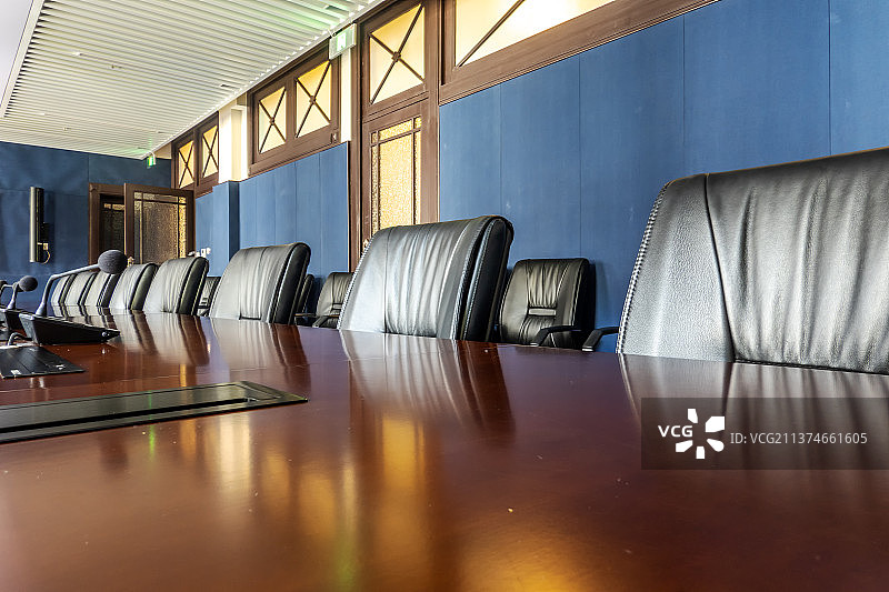 上海市历史博物馆会议室图片素材