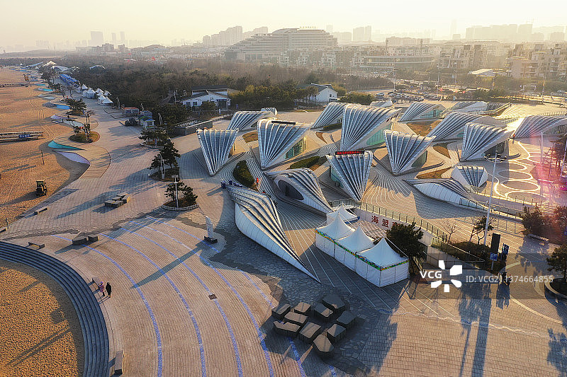 度假胜地+山东省日照市东港区山海天旅游度假区魔画世界图片素材