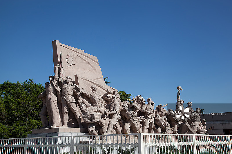 北京天安门广场雕塑图片素材