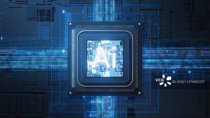 科技智能芯片创意图图片素材