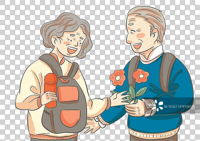 快乐养老图片素材