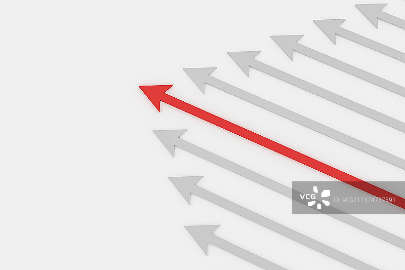 领导概念，箭头，背景，三维图形图片素材