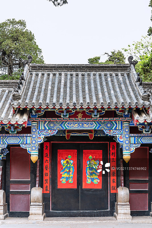 中国山东曲阜孔府的重光门图片素材