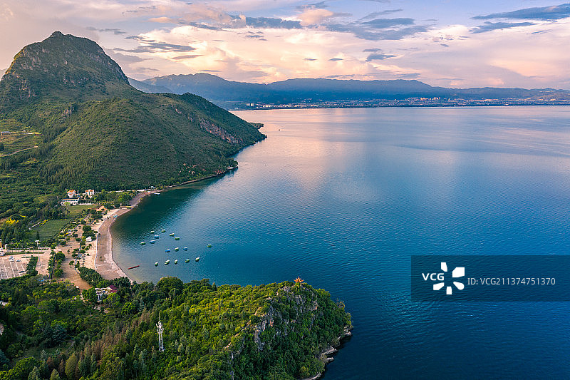 抚仙湖图片素材