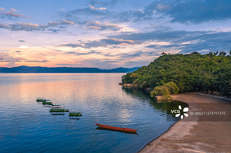 抚仙湖图片素材