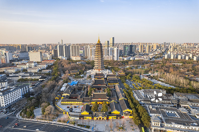 江苏省常州市天宁寺风光图片素材