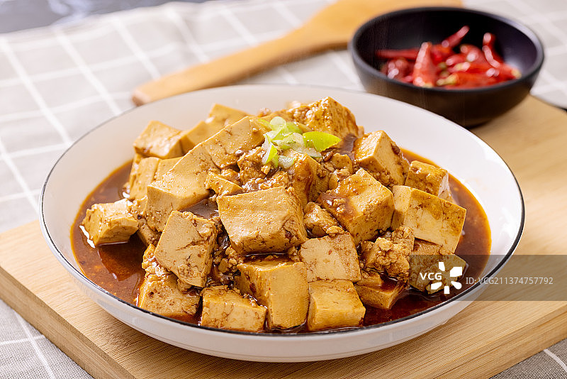 美食家常豆腐图片素材