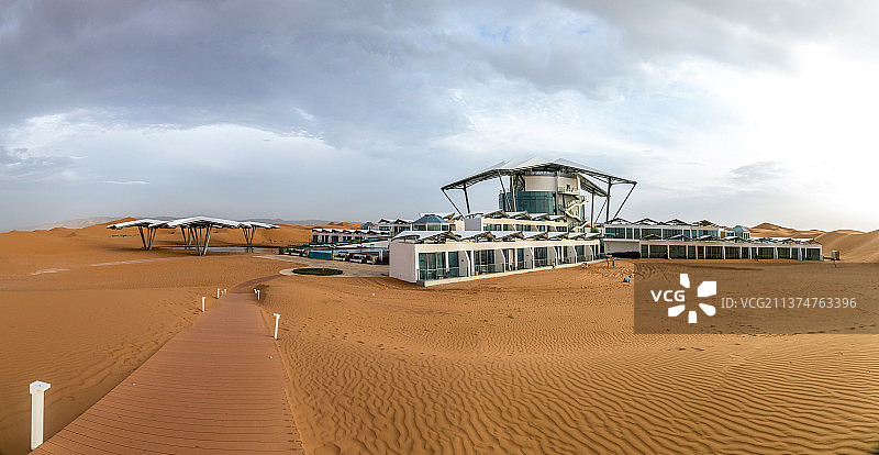 宁夏中卫沙漠星星酒店图片素材