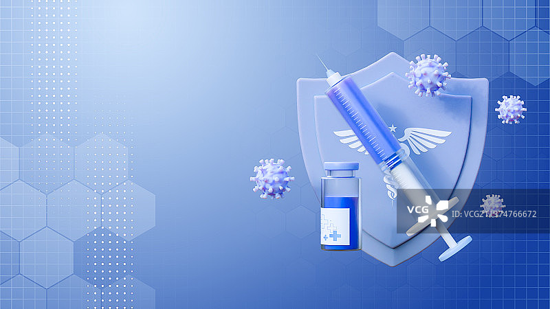 3D抗疫主题医疗元素插画图片素材