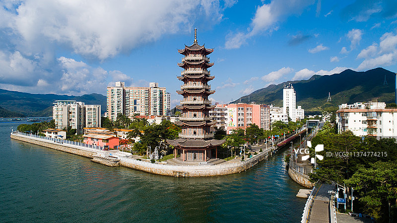 深圳中英街古塔图片素材