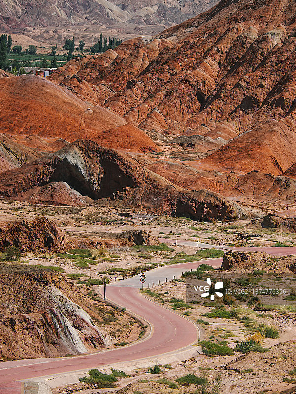 七彩丹霞图片素材