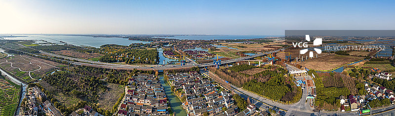 沪苏湖铁路金泽段项目图片素材