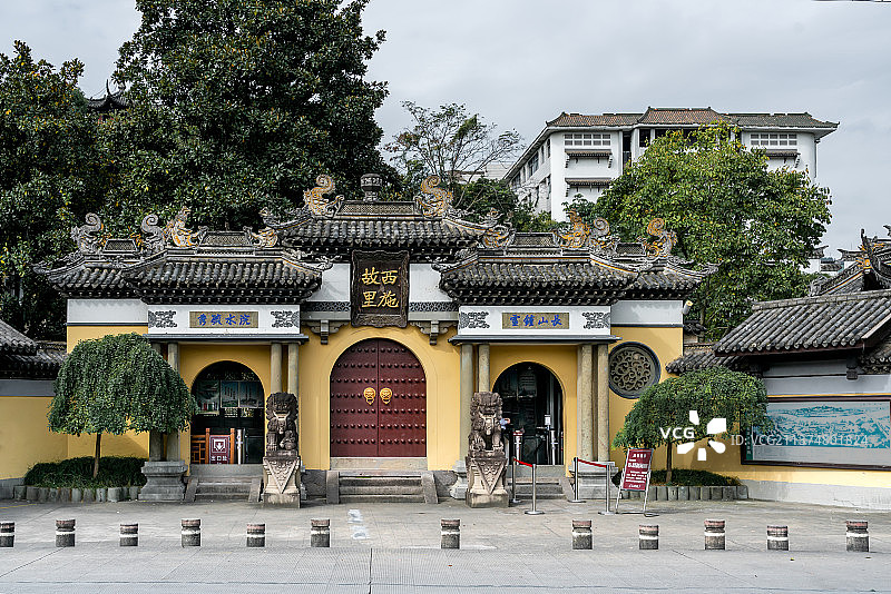 浙江省绍兴市诸暨西施故里图片素材