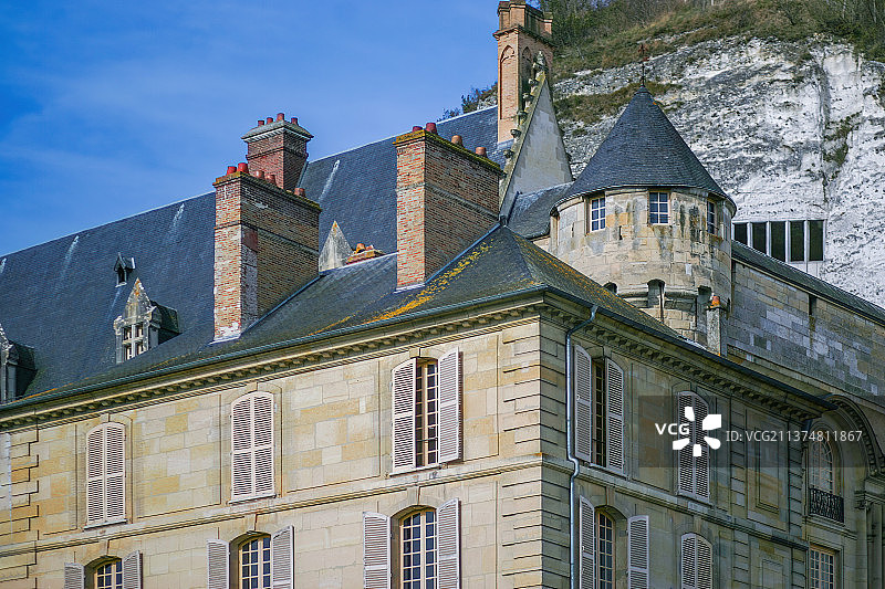 法国经典城堡建筑图片素材