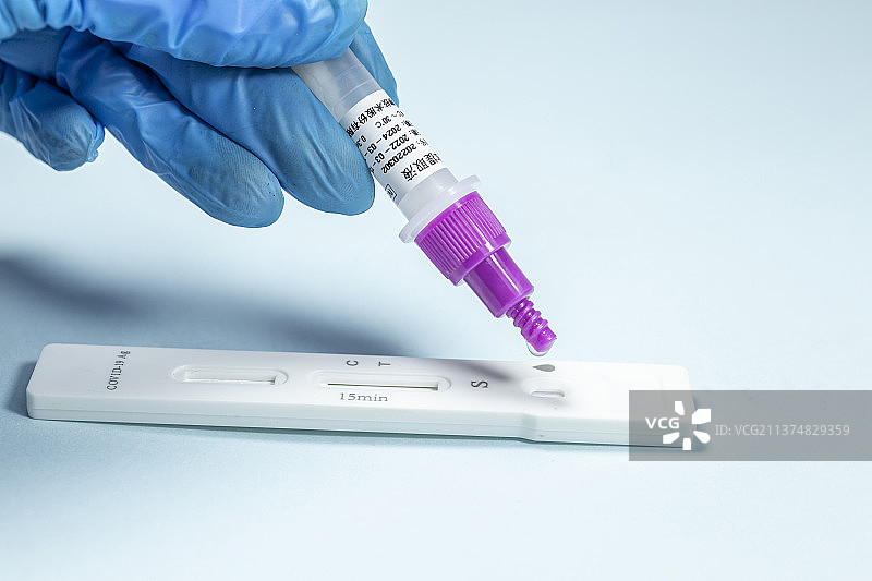 新冠肺炎核酸检测自测试剂盒图片素材