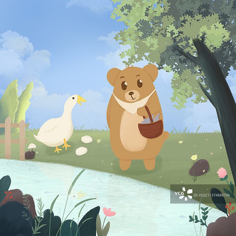 儿插小场景图片素材