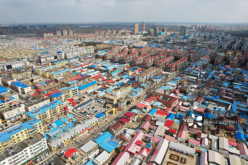 航拍江苏灌南县图片素材