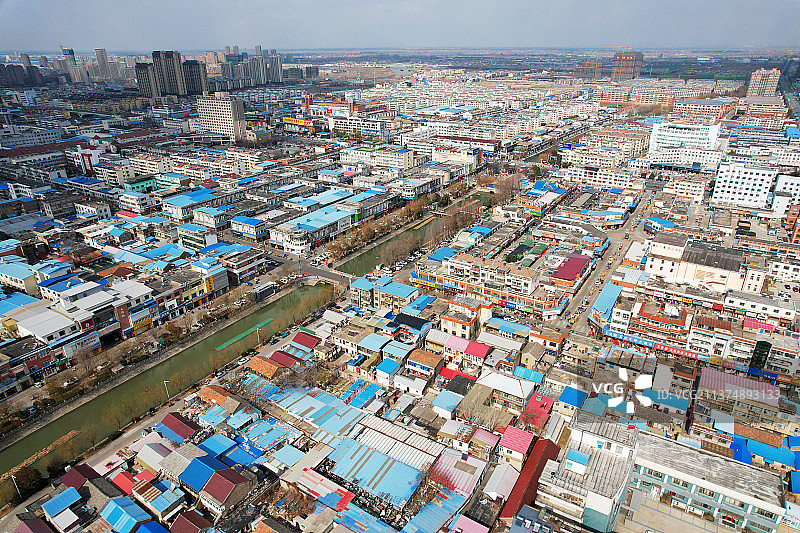 航拍江苏灌南县图片素材