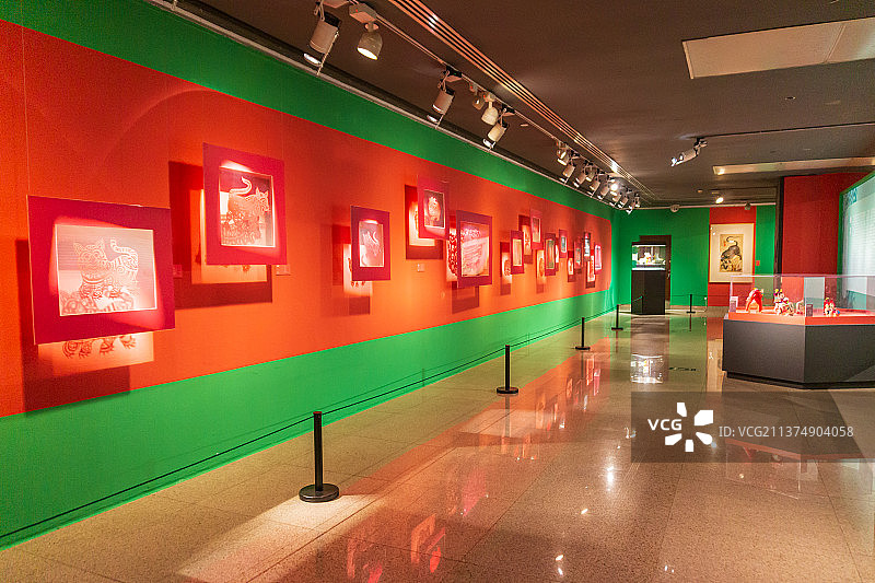 中国美术馆剪纸艺术展图片素材