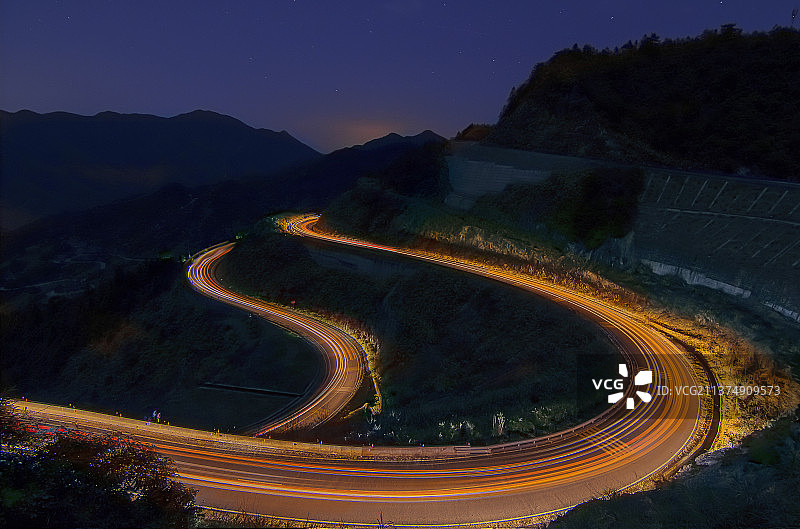 怀玉山车轨图片素材