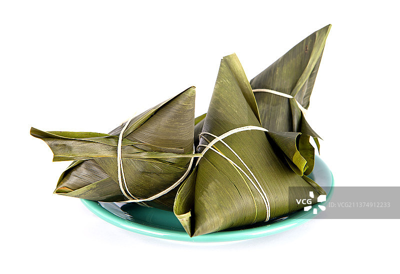 盘子里的粽子图片素材