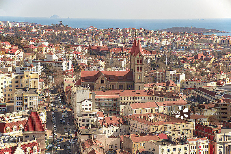 青岛老城区（宽屏D）图片素材