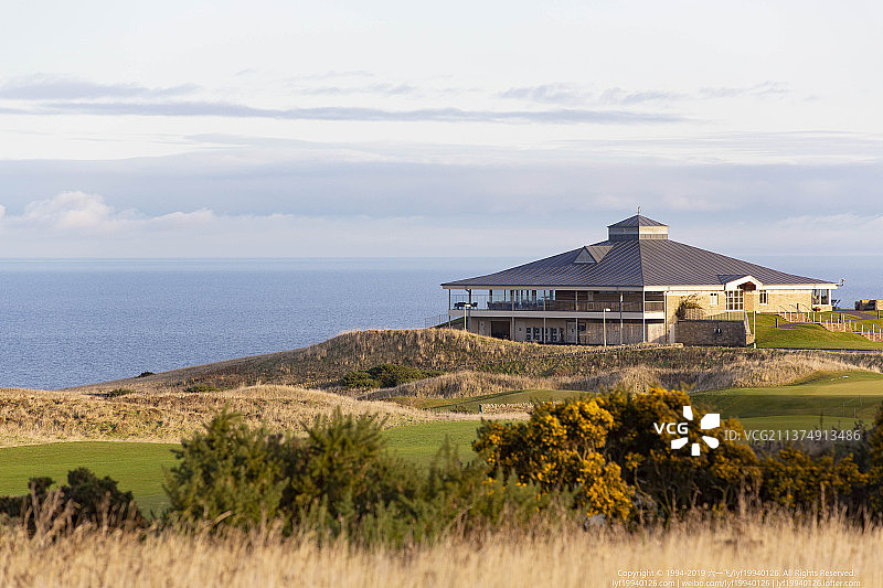 圣安德鲁斯的海岸边图片素材