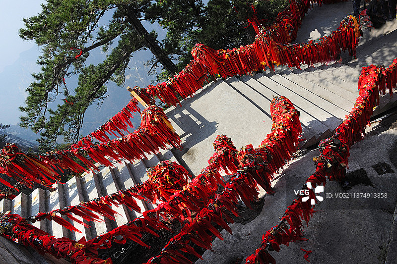 陕西，华山风光图片素材