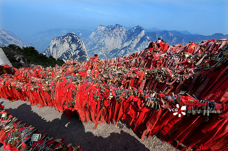 陕西，华山风光图片素材