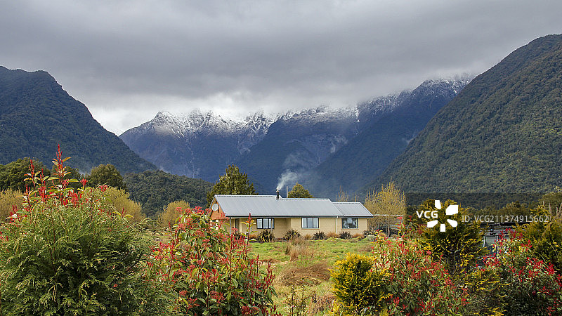 新西兰福克斯小镇图片素材