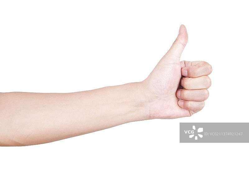 竖起大拇哥的手势图片素材