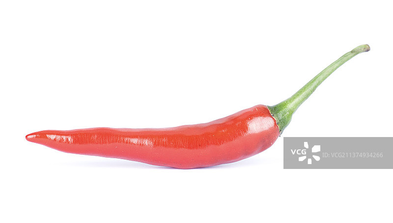 白背景上红色的辣椒图片素材
