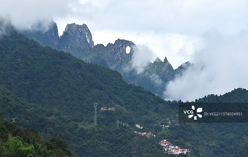 云南怒江“月亮石”图片素材