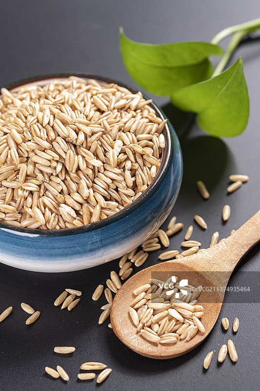 粗粮杂粮燕麦米特写图片素材