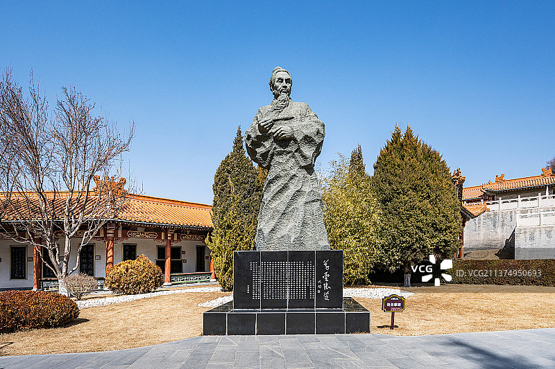 甘肃兰州碑林图片素材