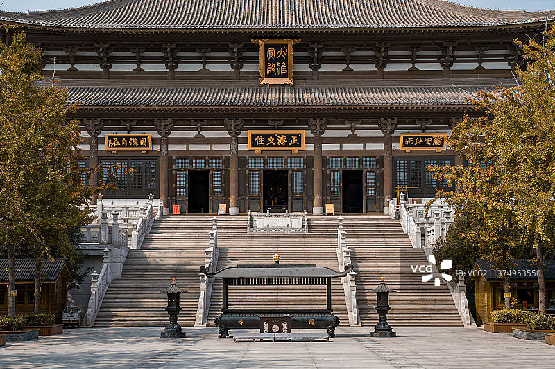 祈福寺庙隆福寺建筑图片素材