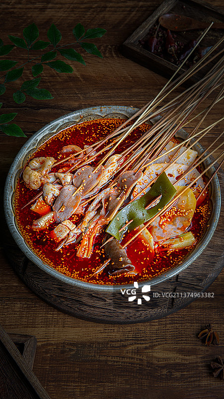 钵钵鸡/冷锅串串图片素材
