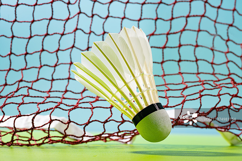 羽毛球特写图片素材