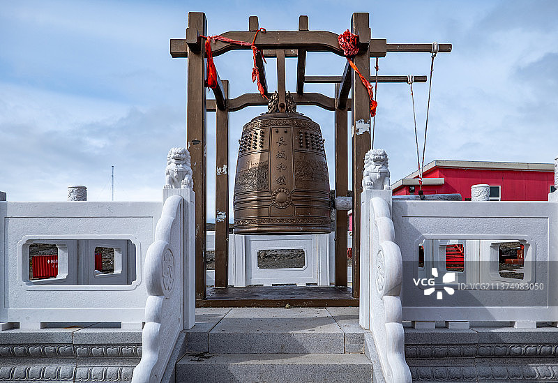 南极洲中国长城科考站图片素材