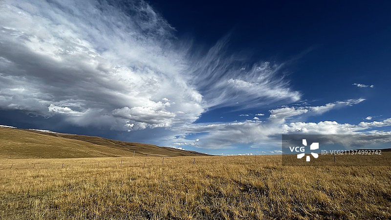 秋天的若尔盖草原图片素材