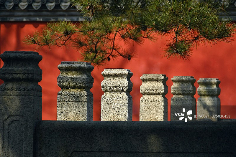 红墙之美图片素材