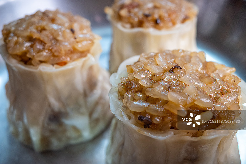 糯米烧卖、糯米烧麦图片素材