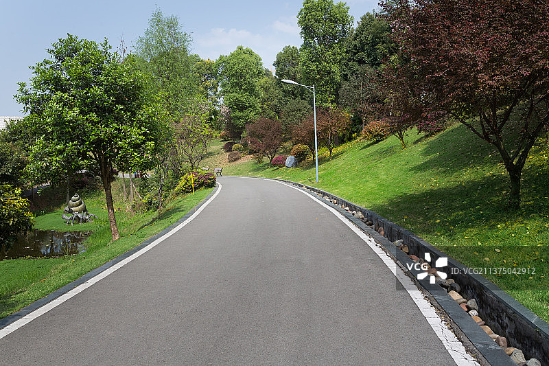 公园的路图片素材