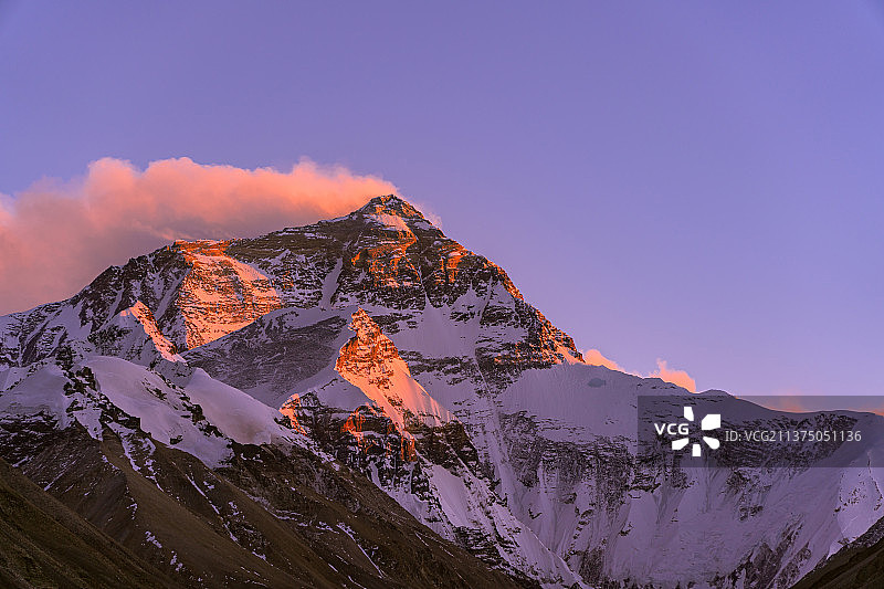 珠穆朗玛峰图片素材