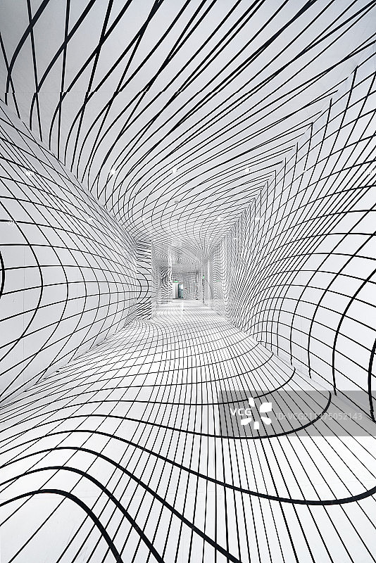 蜘蛛网式扭曲空间图片素材