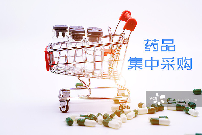 医保医疗带量采购，集中采购，药品采购图片素材