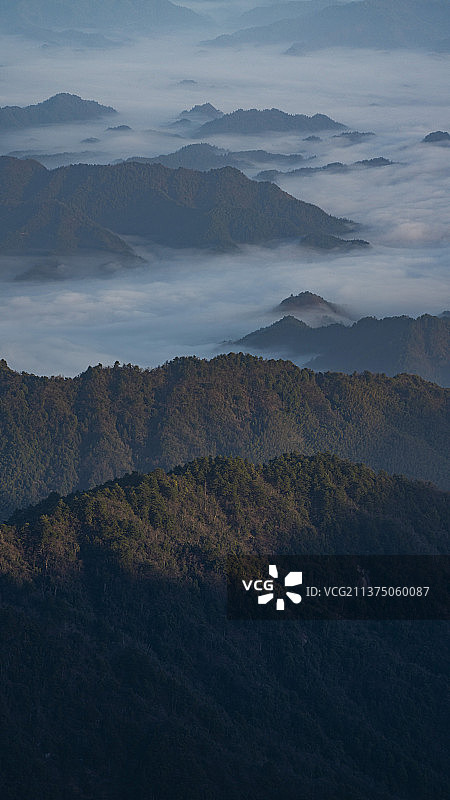 九宫山日出云海图片素材