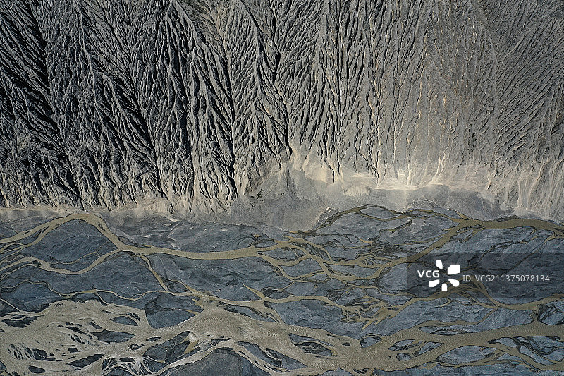 独山子航拍图片素材