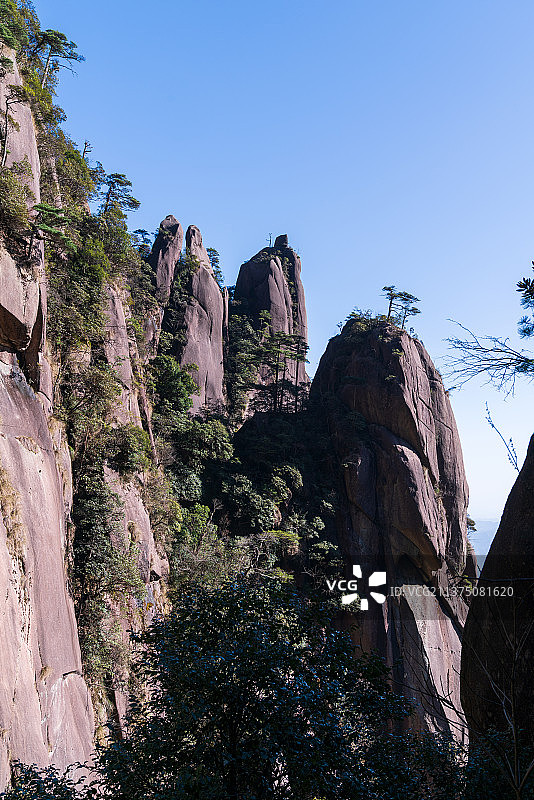 江西上饶三清山南清园景区风光图片素材